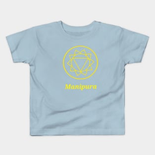 ArtStation66 - Yoga Chakra Design - Manipura Chakra Symbol Kids T-Shirt